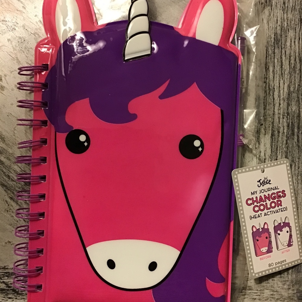 🦋3for$10...Heat Activated Journal from Justice